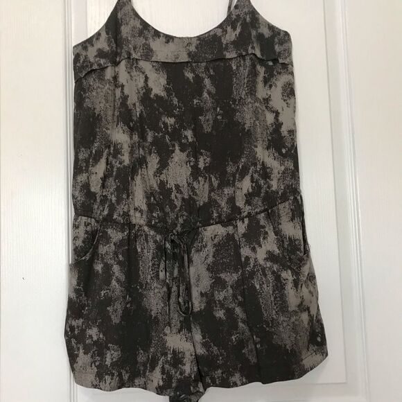 Lush Romper M Black Gray Women - Picture 2 of 8